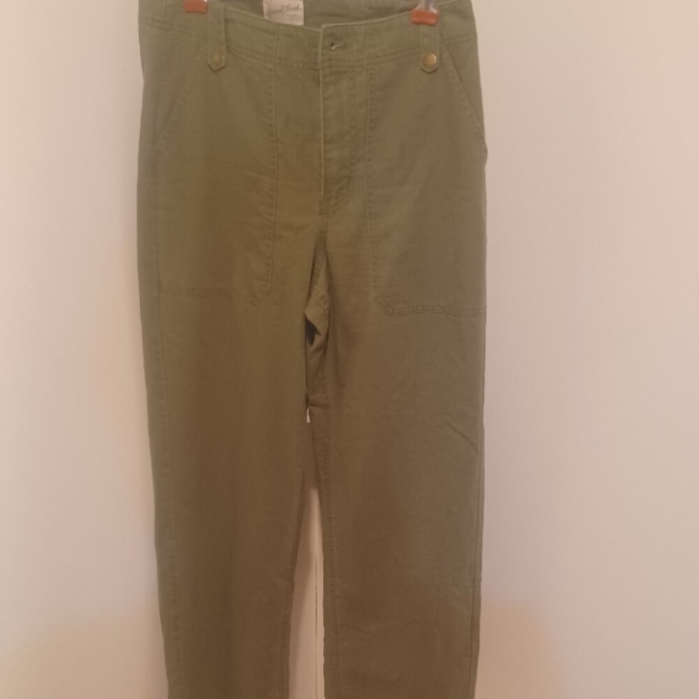 Universal Thread Camo Green 4 Pocket Lightweight Zip Fly Adorable Cotton Pants 6